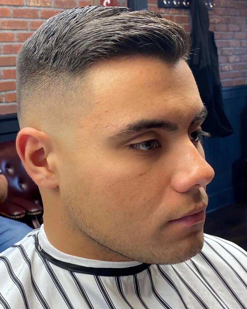 Men's skin fade haircut